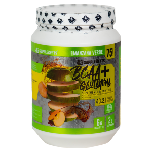 BCAA + Glutamina Manzana verde 750gr.