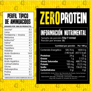  - 43 supplements, proteína